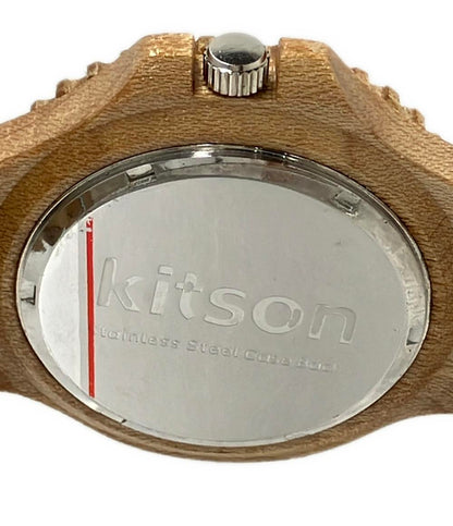 美品 kitson 腕時計 クオーツ KW0231 レディース メンズ キットソン
