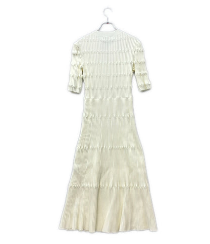 美品 CELFORD 半袖ワンピース ディフォメーションニット CWNO261090 レディース SIZE 38 (M) セルフォード