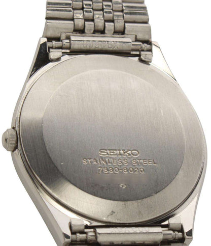 SEIKO 腕時計 クオーツ シルバー 7830-8020 メンズ セイコー