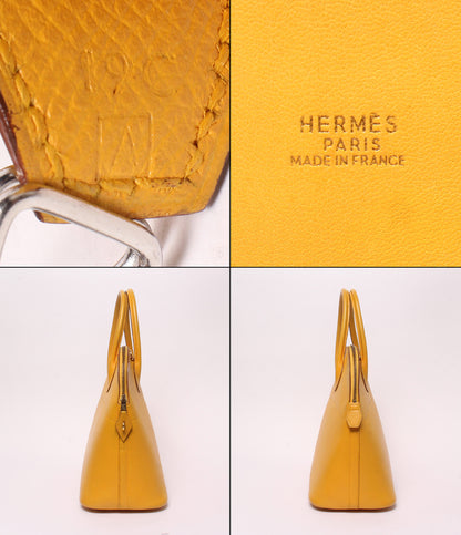 HERMES 2wayショルダーバッグ ハンドバッグ ヴォーエプソン ゴールド金具 肩掛け □A刻印 ボリード35 レディース エルメス