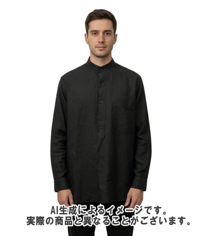 COMOLI 長袖シャツ バンドカラー B01-02005 メンズ SIZE 1 (M) コモリ
