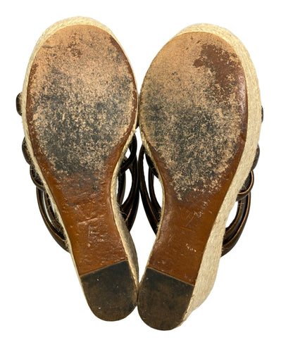 LOUIS VUITTON ウェッジソールサンダル レディース SIZE 34 (22cm) ルイ・ヴィトン