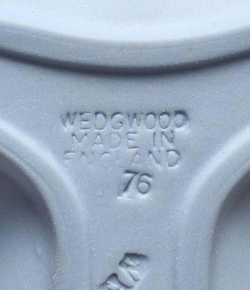 ウェッジウッド 小物入れ クローバー型 トレイ ジャスパー ブルー WEDGWOOD