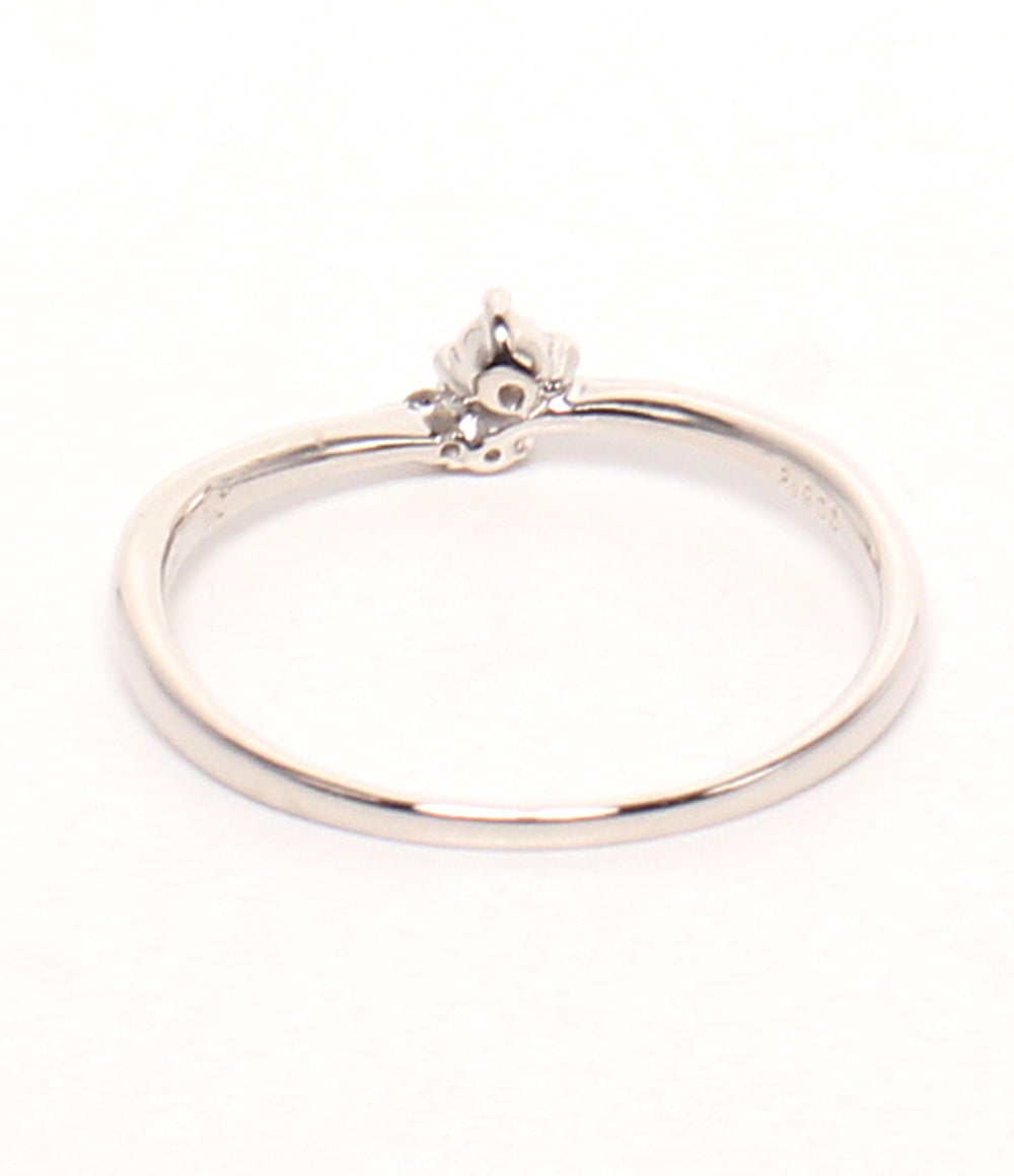 美品 MARGARET HOWELL idea リング 指輪 Pt900 ダイヤ 0.06ct レディース SIZE 11号 マーガレットハウエル アイデア