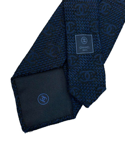 CHANEL ネクタイ シルク カシミア ココマーク メンズ シャネル