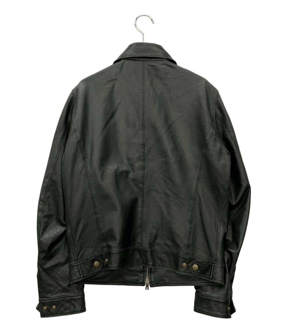 エディフィス シングルレイダースジャケット シープスキン レディース SIZE 44 EDIFICE
