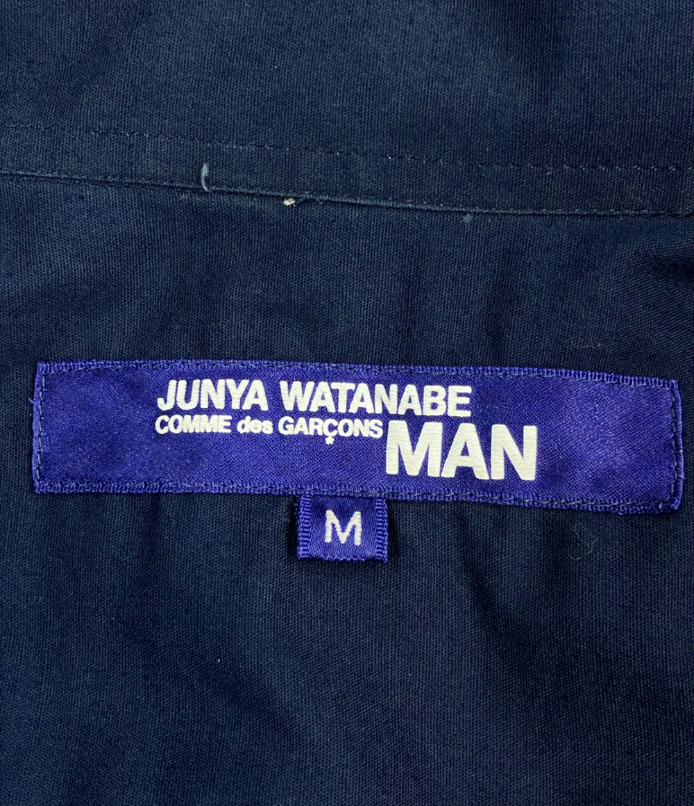 eYe JUNYA WATANABE MAN 長袖シャツ 02SS ﾎﾟｴﾑ期 message shirt WE-B071 メンズ SIZE M アイ ジュンヤ ワタナベ マン