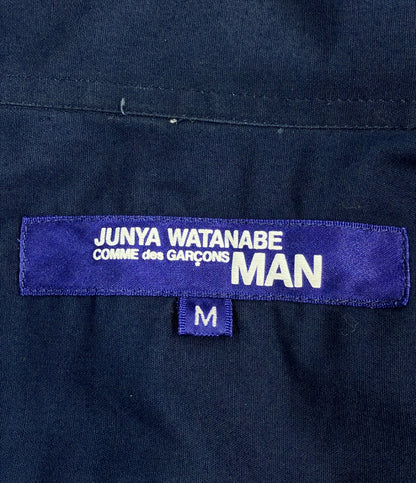 eYe JUNYA WATANABE MAN 長袖シャツ 02SS ﾎﾟｴﾑ期 message shirt WE-B071 メンズ SIZE M アイ ジュンヤ ワタナベ マン