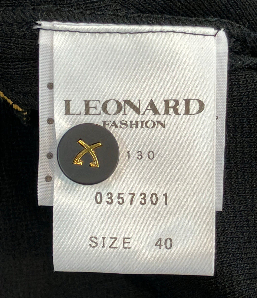 LEONARD 長袖 カーディガン レディース SIZE 40 (M) レオナール