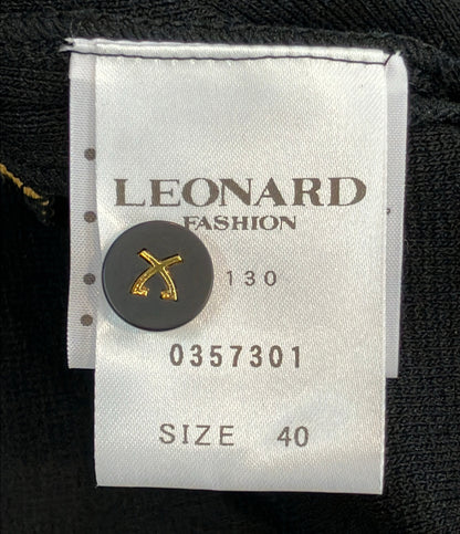 LEONARD 長袖 カーディガン レディース SIZE 40 (M) レオナール