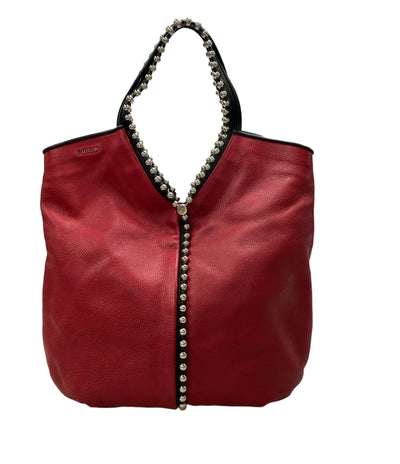 美品 Furla トートバッグ スタッズ レディース フルラ