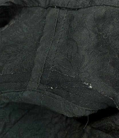 BORDERS at BALCONY 半袖 ジャガード ペプラム ブラウス レディース SIZE 36 ボーダーズ アット バルコニー