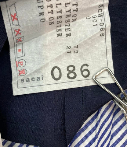 Sacai スカート プリーツ  Cotton Poplin Zipper Skirt  24SS SCW-086 レディース SIZE 0 (XS) サカイ