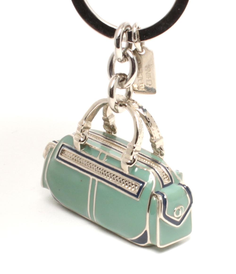 美品 COACH キーリング キーホルダー バッグモチーフ レディース