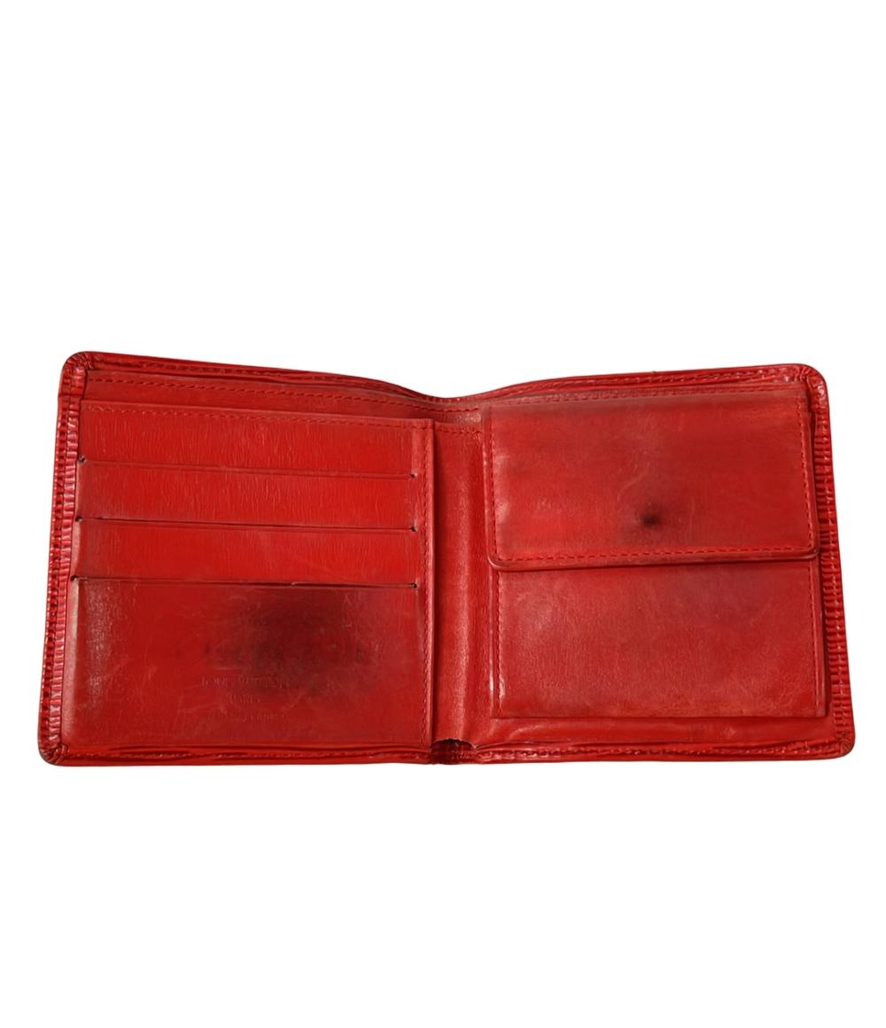 ルイ・ヴィトン 二つ折り財布 ポルトビエカルトクレディモネ エピ  