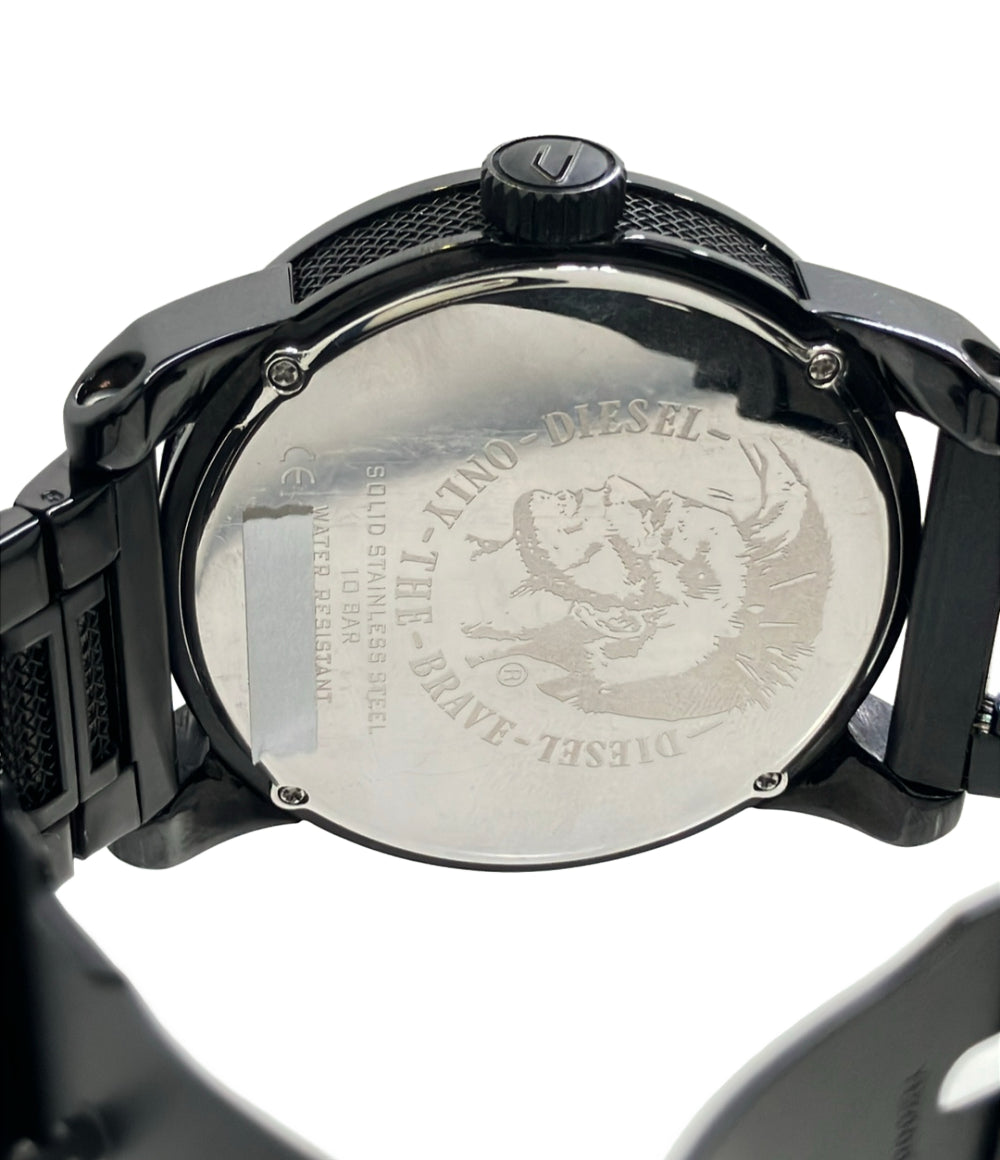 DIESEL 腕時計 クオーツ ブラック DZ-1371 メンズ ディーゼル