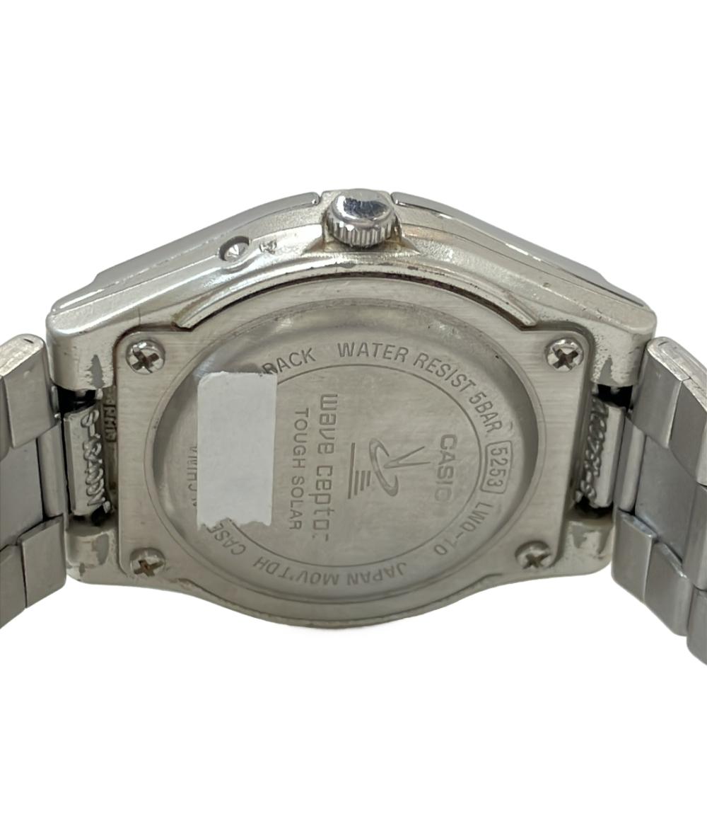 カシオ 腕時計 ウェーブセプター ソーラー ホワイト LWQ-10 レディース CASIO
