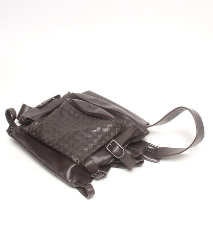 美品 BOTTEGA VENETA ウエストバッグ ウエストポーチ ボディバッグ イントレチャート 121604 V4651 2040 メンズ レディース ボッテガ・ヴェネタ