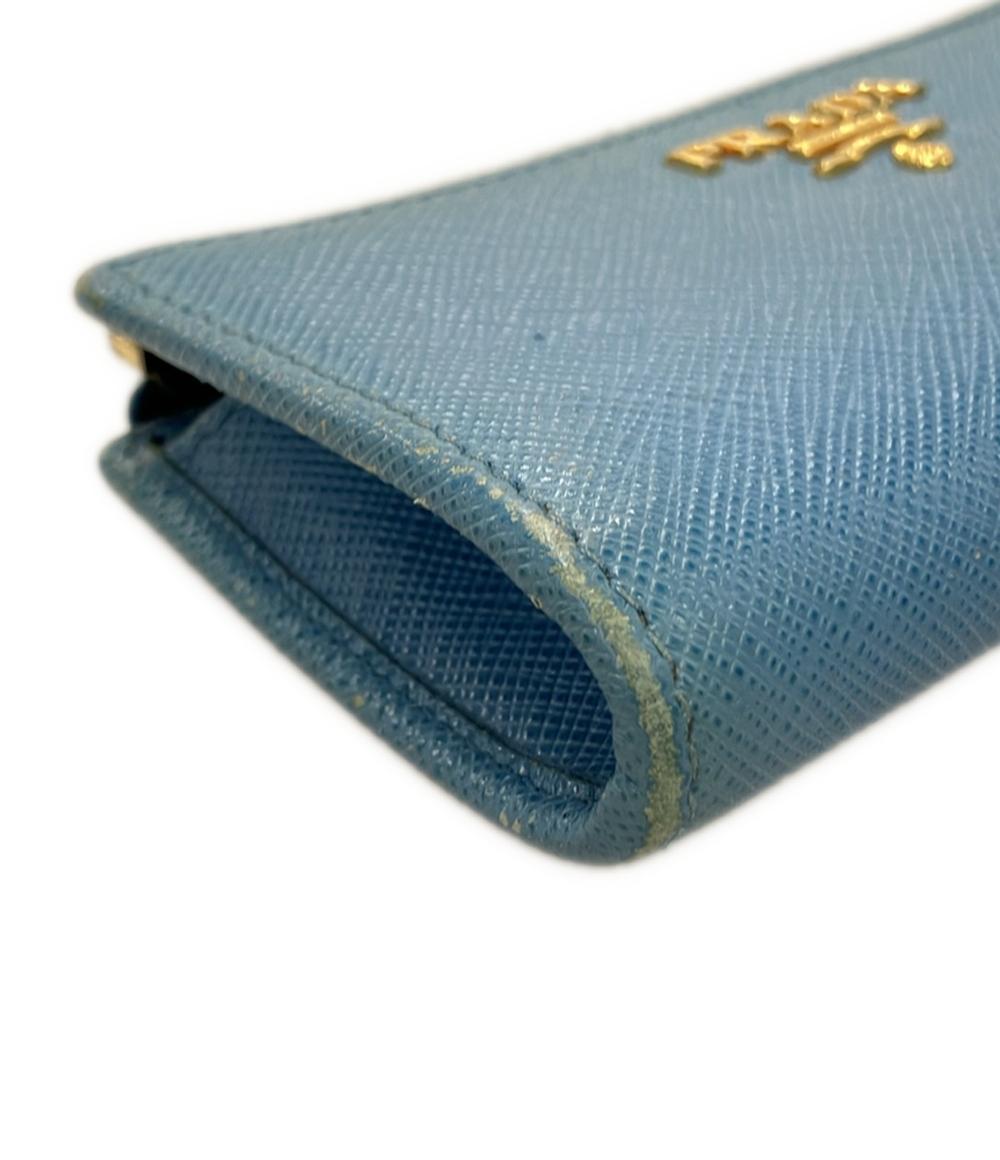 PRADA コインケース キーリング付き サフィアーノレザー レディース