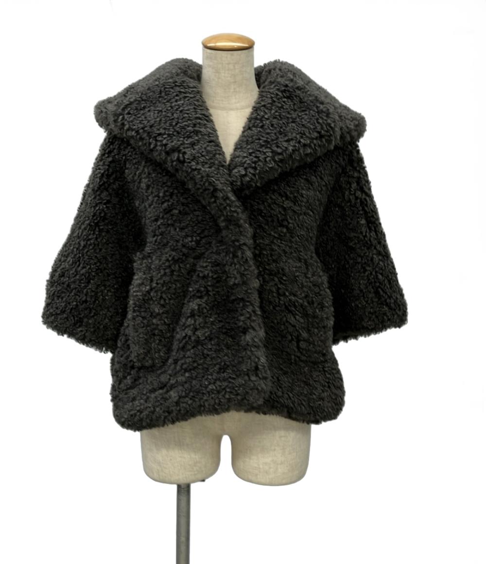 美品 Ame no chi Hare ファーコート タグ付き プードルショートジャケット AM-2510-003 レディース SIZE Free (M) アメノチハレ