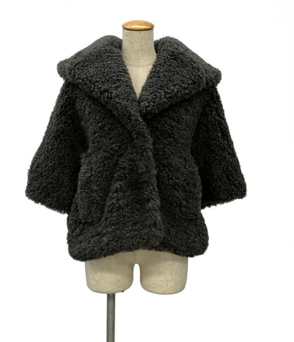 美品 Ame no chi Hare ファーコート タグ付き プードルショートジャケット AM-2510-003 レディース SIZE Free (M) アメノチハレ