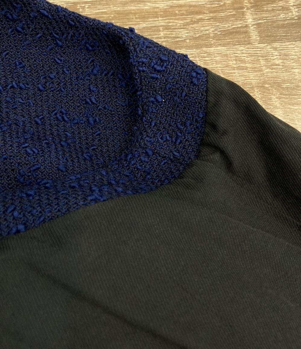 ami alexandre mattiussi ベスト ネップツイード ジレワンピース 2WAY クルーネックライン ボタン開閉 FDR105.WV0001 レディース SIZE 42 (XL)