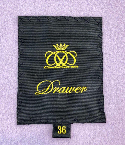 Drawer ロングコート ベルト付き 6525-299-0834 レディース SIZE 36 ドゥロワー