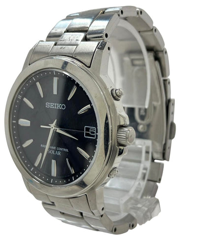 セイコー 腕時計 ソーラー ブラック 7B52-0AF0 メンズ SEIKO