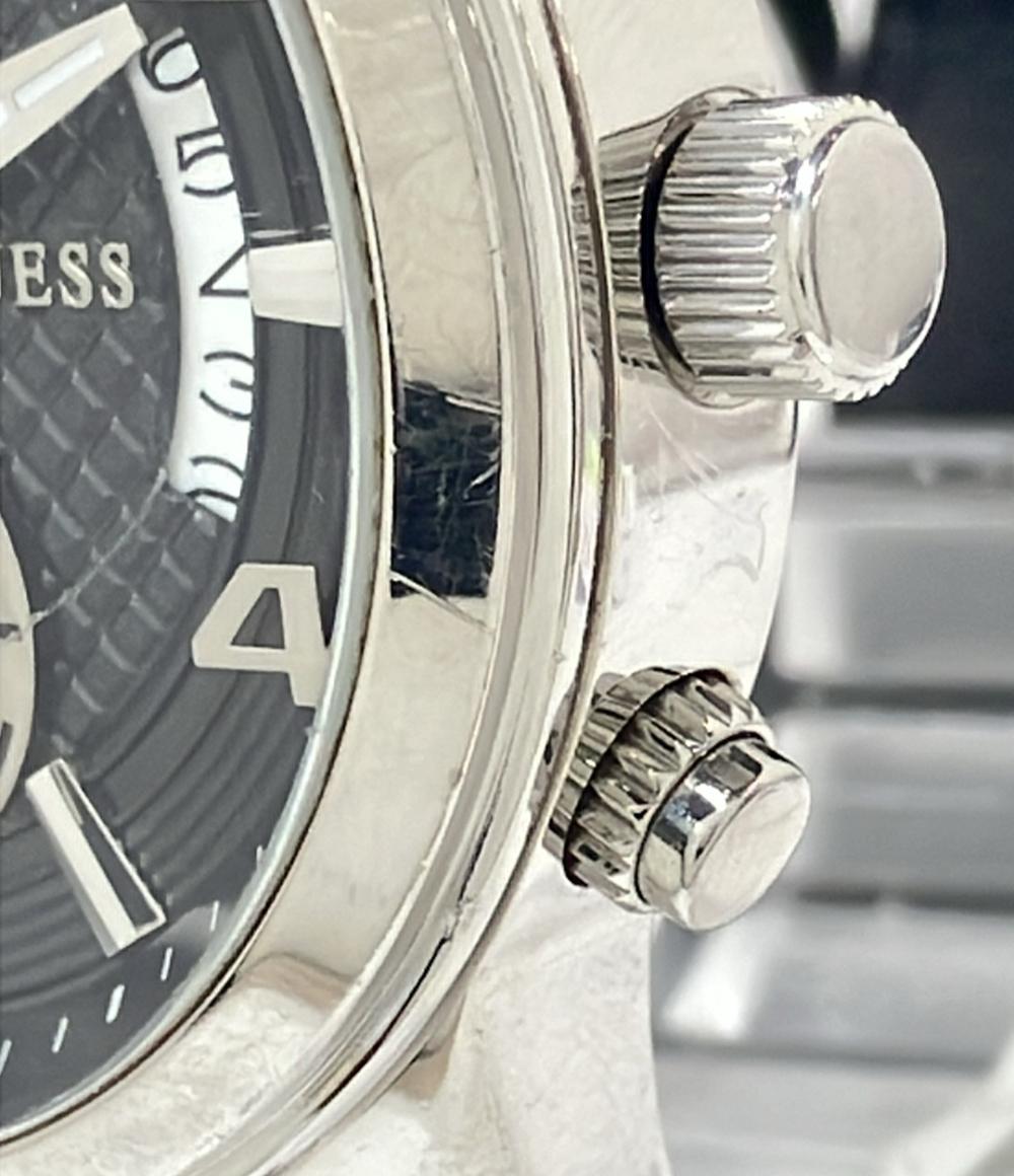 ゲス 腕時計 クオーツ ブラック W0076G1 メンズ Guess