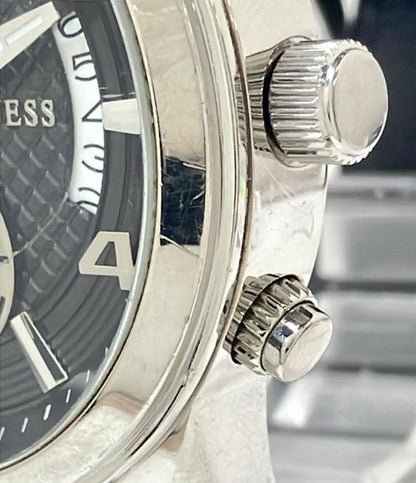 ゲス 腕時計 クオーツ ブラック W0076G1 メンズ Guess