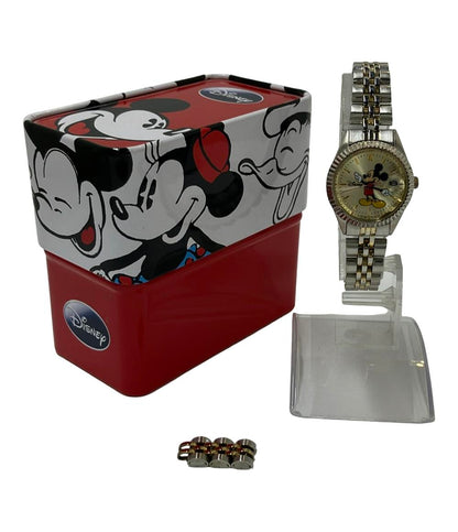 ディズニー 腕時計 クオーツ ゴールド MCK340 レディース Disney