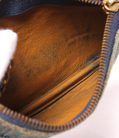 LOUIS VUITTON コインケース キーリング付き ポシェット クレ モノグラム デニム M95343 レディース ルイ・ヴィトン
