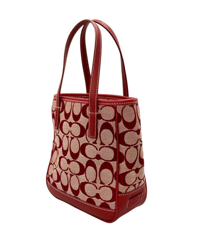 美品 COACH ハンドバッグ シグネチャー 6087 レディース コーチ