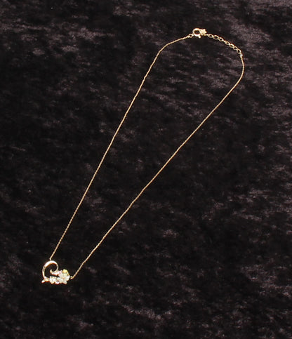 美品 Samantha Tiara ネックレス K18 ハートモチーフ フラワーモチーフ レディース サマンサティアラ