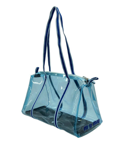 Miu Miu ショルダーバッグ 肩掛け クリアバッグ ビニールバッグ レディース ミュウ ミュウ