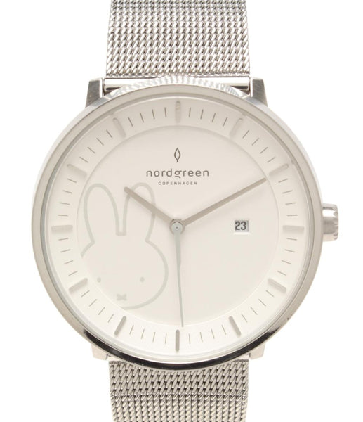 美品 miffy ノードグリーン 腕時計 クオーツ ホワイト 美品 ノードグリーン 腕時計 ミッフィ miffy クオーツ ホワイト