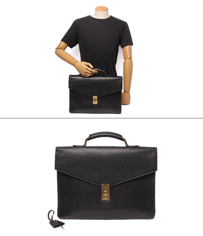 CHANEL ビジネスバッグ ブリーフケース ゴールド金具 3番台 メンズ レディース シャネル