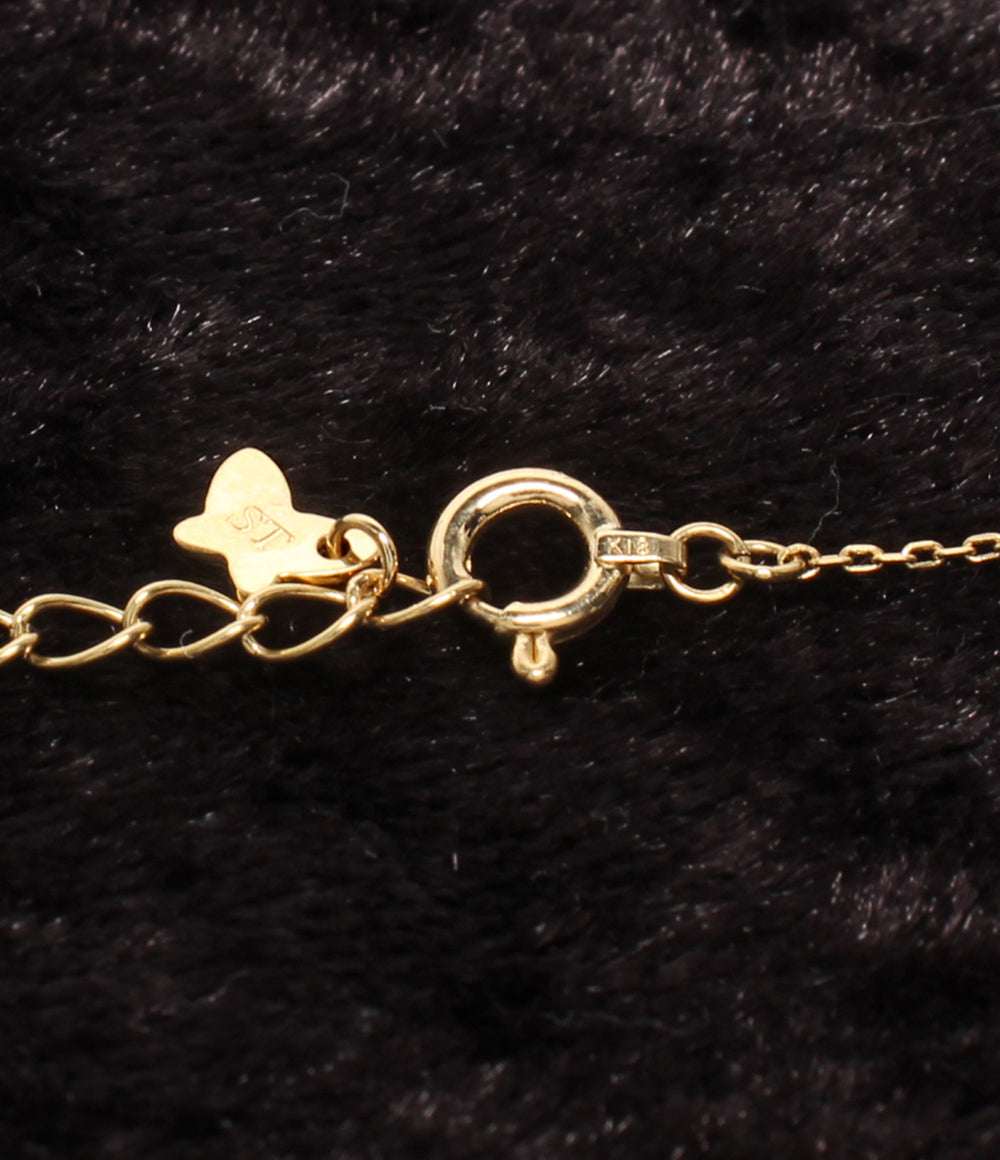 美品 Samantha Tiara ネックレス K18 ハートモチーフ フラワーモチーフ レディース サマンサティアラ