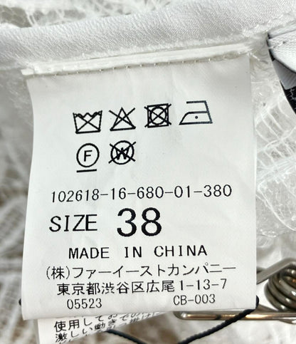 美品 ANAYI チュールコードレース プルオーバー レディース SIZE 38 (S) アナイ