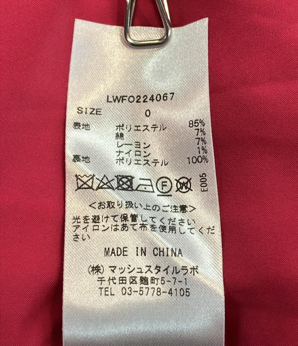 美品 リリーブラウン 半袖ツイードワンピース レディース SIZE 0 (XS) LILY BROWN