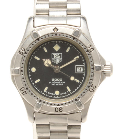 TAG HEUER 腕時計 プロフェッショナル2000 クオーツ ブラック 962.008 レディース タグホイヤー