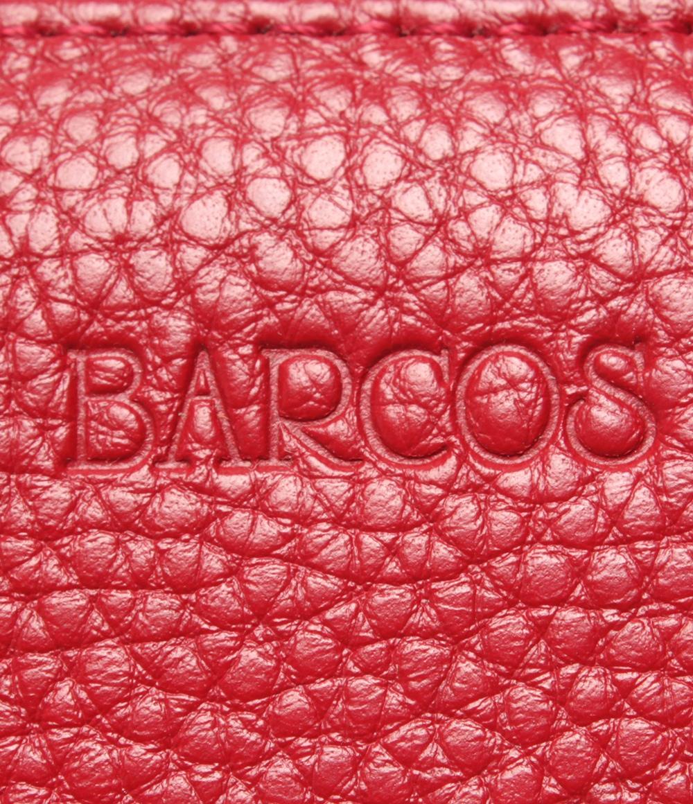 美品 BARCOS ラウンドファスナー長財布 レディース バルコス