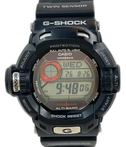 美品 CASIO 腕時計 ライズマン RISEMAN G-SHOCK ソーラー G-9200 メンズ カシオ