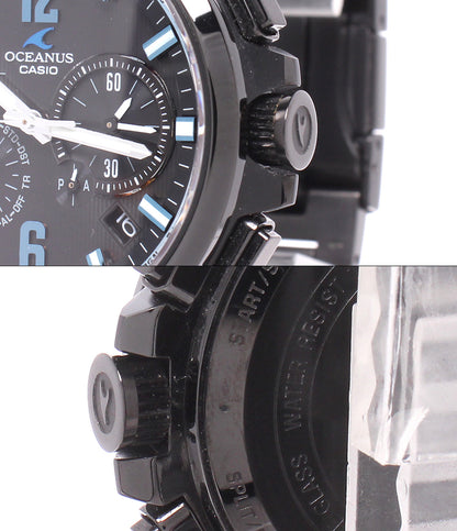 CASIO 腕時計 オシアナス OCEANUS ソーラー電波 ブラック OCW-T2000 メンズ カシオ