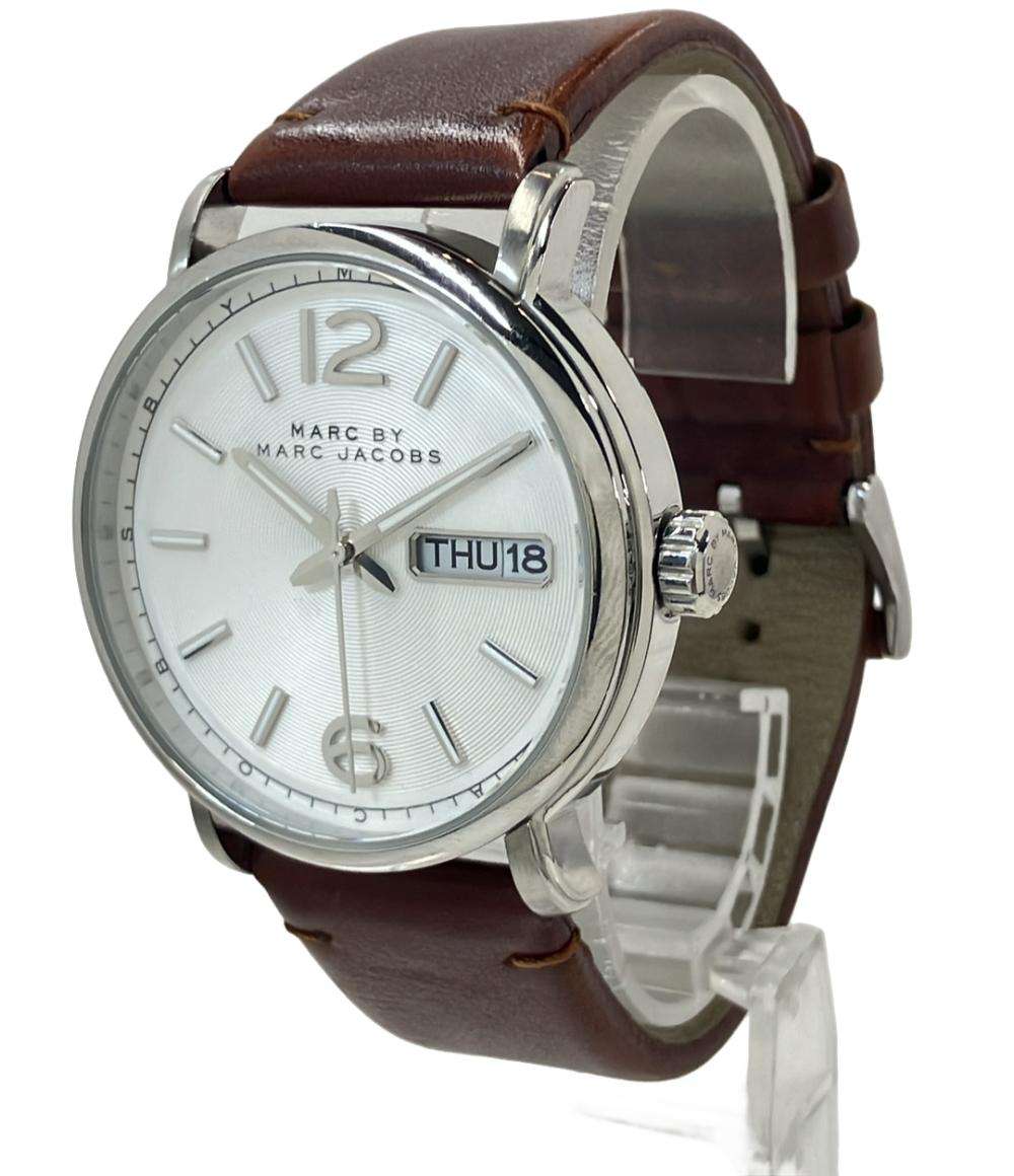 マークバイマークジェイコブス 腕時計 クオーツ シルバー MBM5080 メンズ MARC BY MARC JACOBS