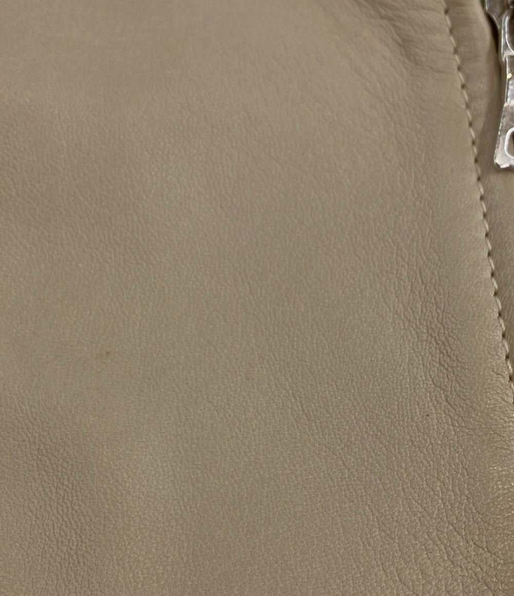 BARNEYS NEW YORK シングルライダースジャケット 羊革 レディース SIZE 38 (S) バーニーズ ニューヨーク —