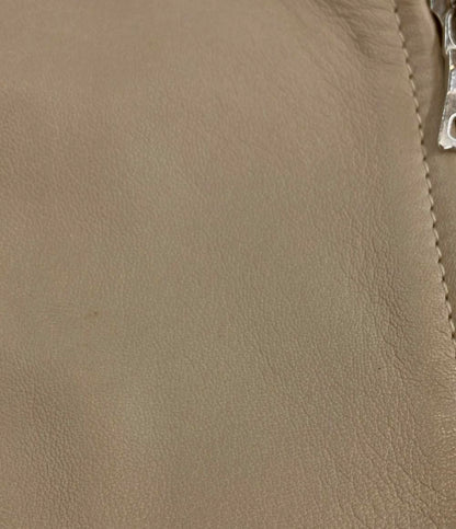 BARNEYS NEW YORK シングルライダースジャケット 羊革 レディース SIZE 38 (S) バーニーズ ニューヨーク —