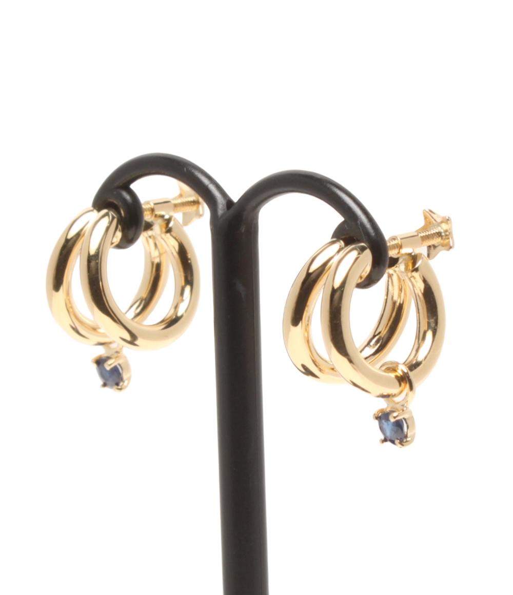 美品 スタージュエリー イヤリング K18 サファイア レディース STAR JEWELRY