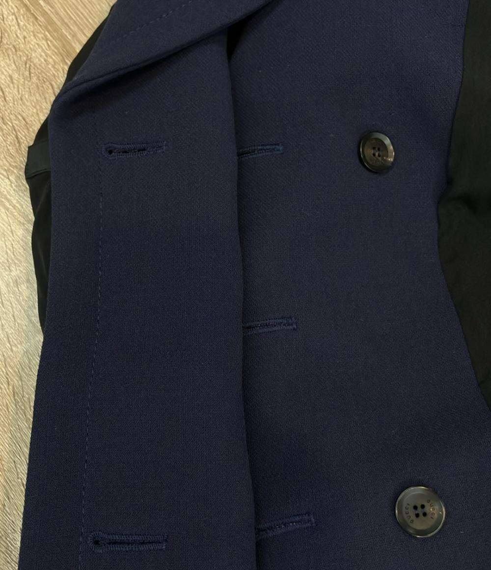 GUCCI ピーコート チェスター ダブルブレスト  大きな襟 メタルボタン ミドル丈 14AW 355029 レディース SIZE 42 (XL) グッチ