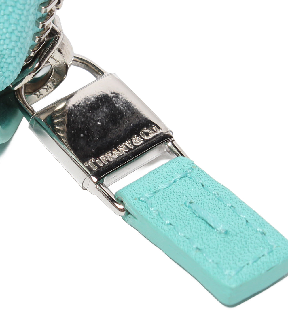 美品 Tiffany & Co. ラウンドファスナー二つ折り財布 レディース ティファニー